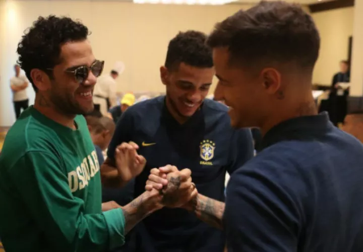 El exjugador del Barcelona Daniel Alvez. 