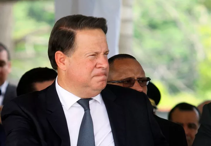 El presidente Juan Carlos Varela. Foto: Edwards Santos 