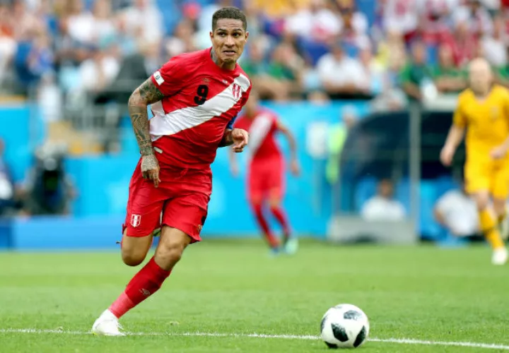 El jugador peruano Paolo Guerrero. Foto: EFE