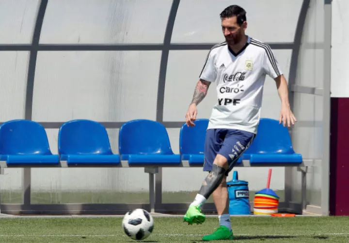 RONNITSY (MOSCÚ), 28/06/2018.- El delantero y capitán de la selección Argentina, Lionel Messi. Foto:EFE