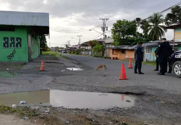 En estos alrededores ocurrió el asesinato. Las autoridades manejan la investigación.  Fotos Mayra Madrid Corresponsal