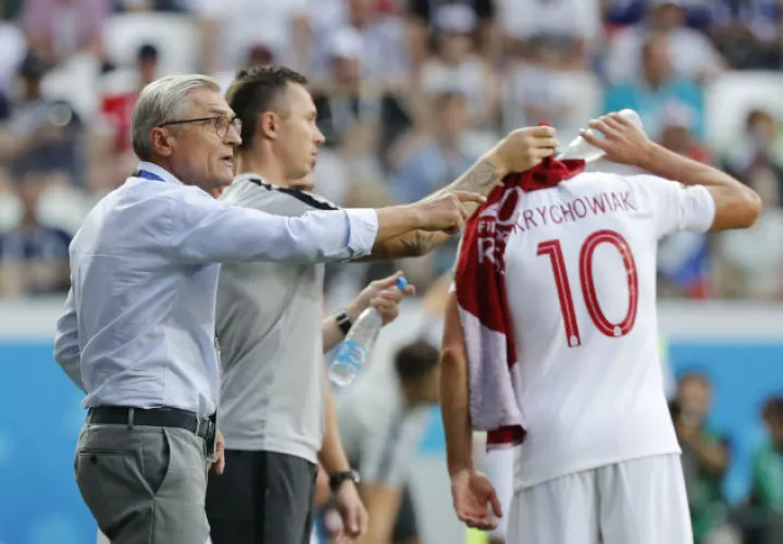 El entrenador Adam Nawalka. Foto:AP