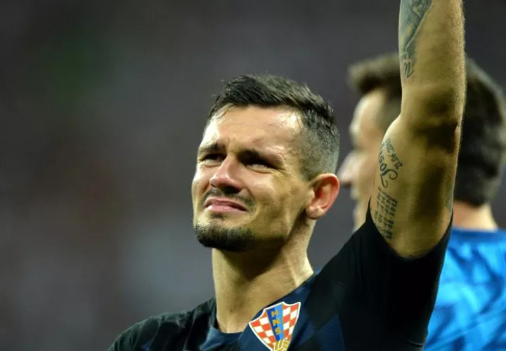 El croata Dejan Lovren celebra la clasificación de su selección a la final del Mundial de Rusia 2018. Foto EFE