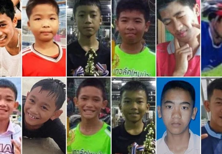 Los niños se están recuperando en un hospital. 