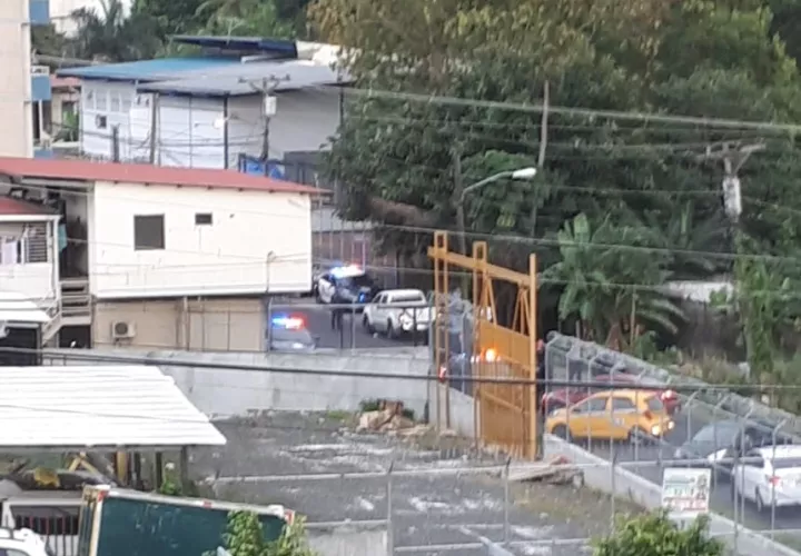 Vista general del área en donde ocurrió el hecho de sangre.