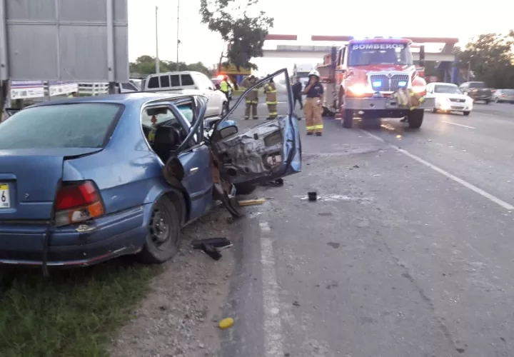 Afortunadamente ninguna persona murió producto de este hecho de tránsito. Foto: @BCBRP