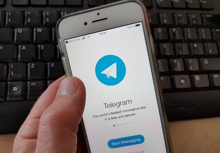 Vista de la aplicación Telegram. EFEArchivo