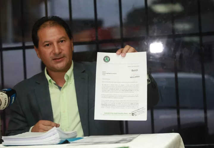 Rubén Cárdenas, hijo, indicó que Alianza ha brindado el apoyo a Fidel Caesar durante su proceso de recuperación. Foto: Anayansi Gamez