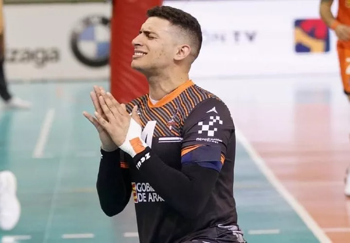 Da Silva se preparaba para una cuarta campaña con Teruel, equipo al que llegó procedente del Super Volei Santo André. Foto: Cortesía