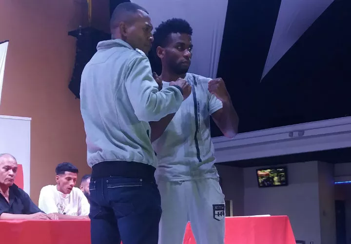 Edgar Valencia (izq.) y Leosdan Núñez combatirán a 6 asaltos y 119 libras.