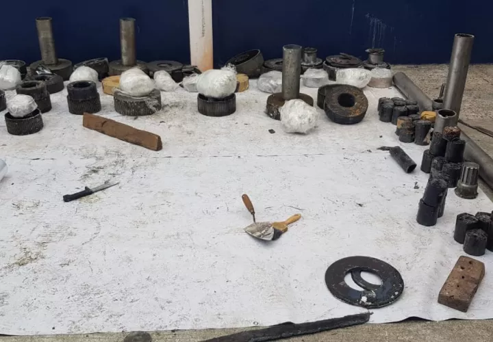 En esta piezas tenían la droga oculta, nueva modalidad del  narcotráfico.