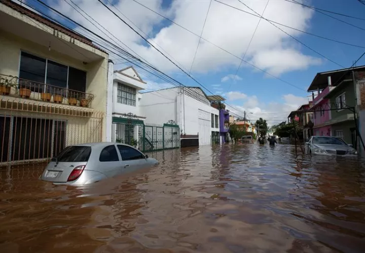 Vista general de las afectaciones de las tormentas por el huracán Willa. EFE