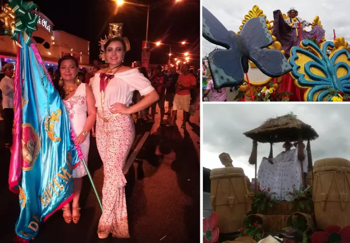 El gran paseo de carretas que se desarrolló con más de 30 delegaciones. Foto: Jorge Luis Barría