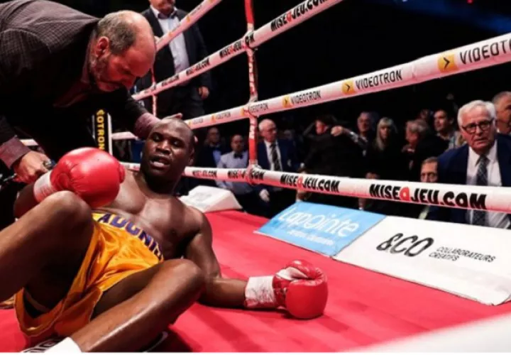 El púgil residente en Montreal realizaba la décima defensa de su cinturón. Foto: Redes sociales