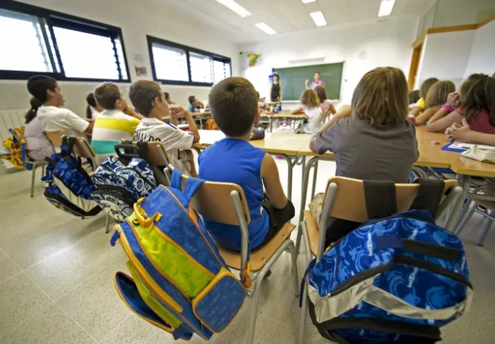 Aula de un colegio de Toledo. Archivo EFEIsmael Herrero