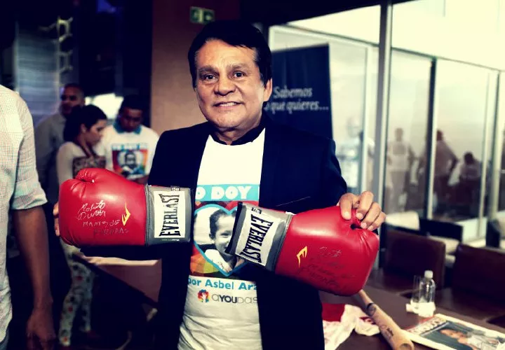 Roberto Durán, gloria del boxeo. Foto: AP