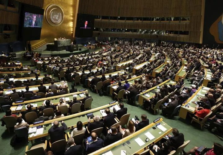 Vista general de la Asamblea General de la ONU celebrada en Nueva York (Estados Unidos). EFE/Archivo