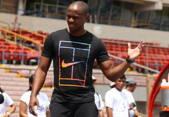 Irving Saladino anunció la creación de la Asociación de Atletas en Pro del Atletismo. Foto: Anayansi Gamez