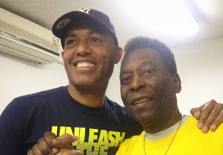 Mariano Rivera junto a Pelé. Foto: @Pele