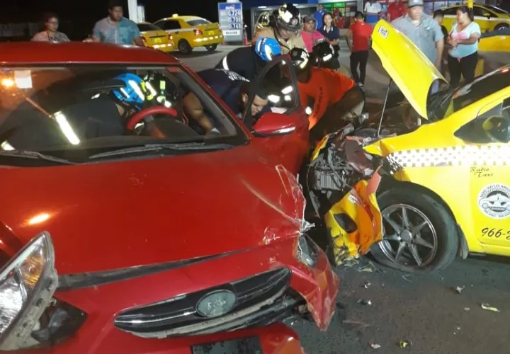 Vista general del accidente en La Villa. Foto: @BCBRP