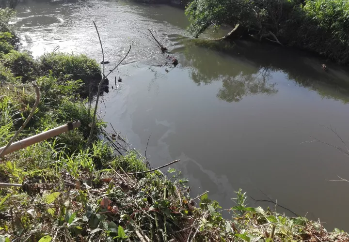 Río Trapachito en La Chorrera. Foto/ Eric Montenegro