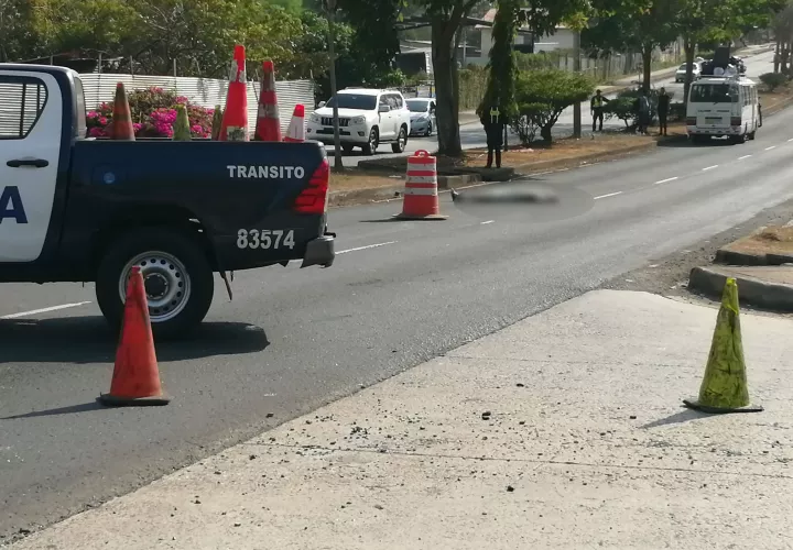 Vista general de la escena del accidente. Foto: Eric Montenegro 