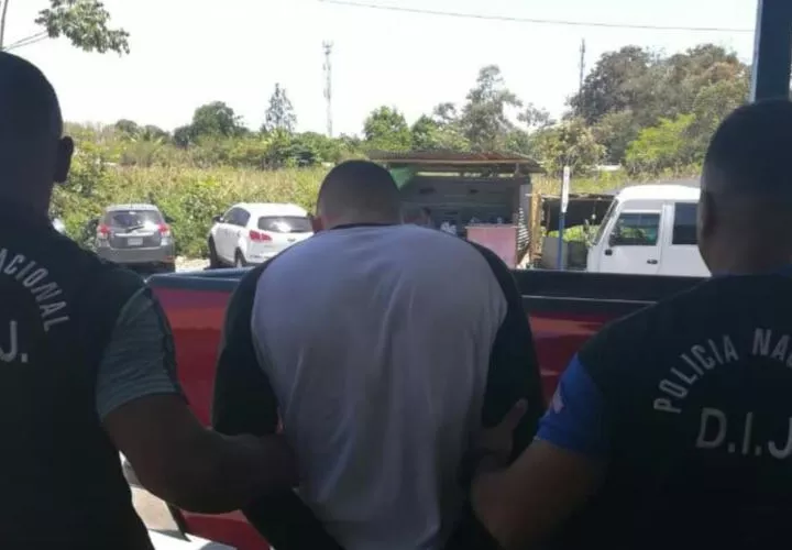 Joven aprehendido en la provincia de Chiriquí. Foto: José Vásquez