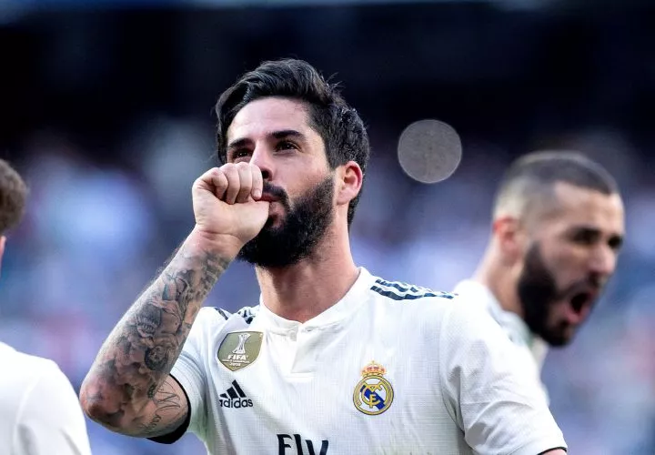 El pulso que mantuvo Isco con Santiago Solari provocó que solo participase en nueve partidos ligueros. Foto:AP