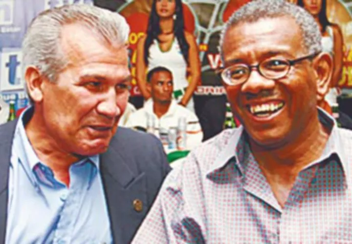 Jaime Ríos (der.) fue el séptimo campeón mundial de Panamá. Foto: Archivo