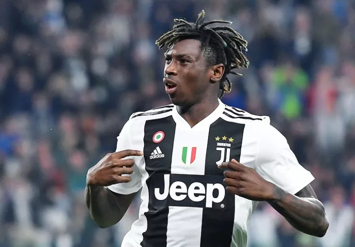 Moise Kean es el jugador más joven en anotar ocho goles en la Serie A desde que Mario Balotelli lo logró a los 18 años.. Foto: EFE