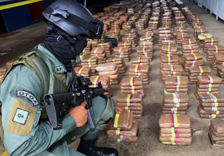 Parte de la sustancia ilícita que ha sido incautada. Foto: Cortesía