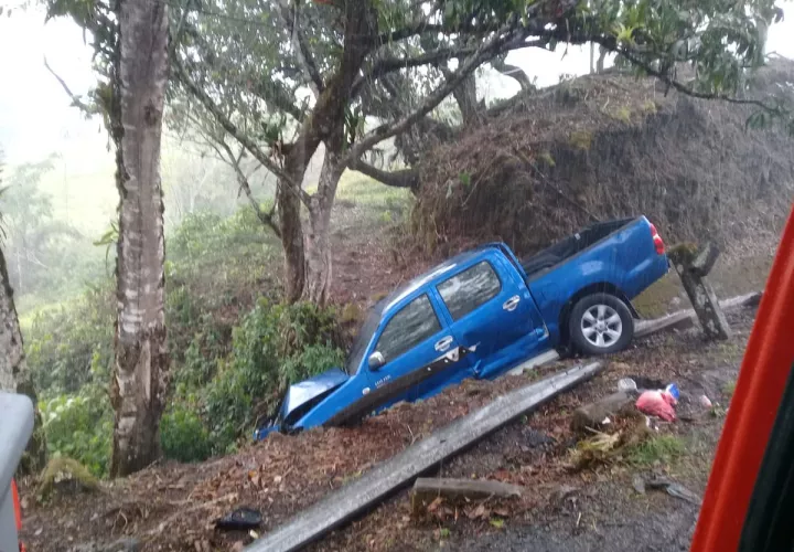 Accidente de tránsito en Chiriquí.