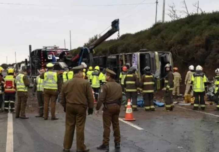 Seis muertos y veinte heridos en accidente de autobús en el sur de ...
