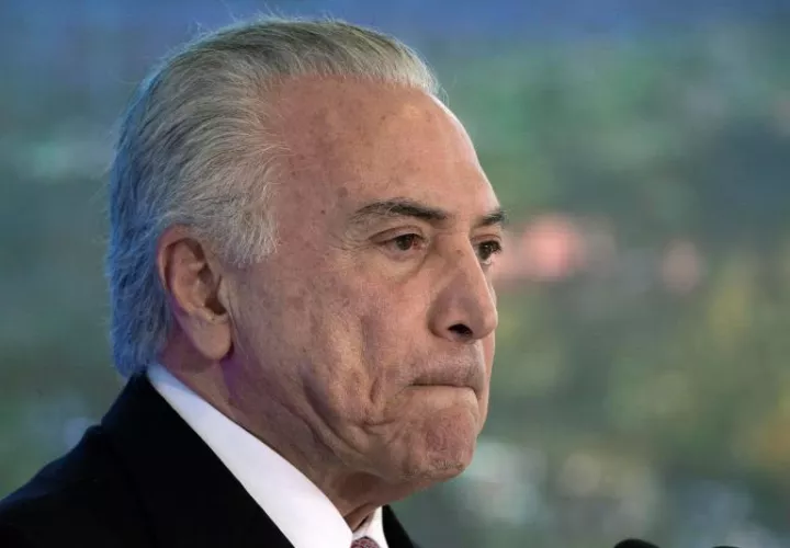 El Tribunal Superior de Justicia (TSJ)le revocó este martes a Temer la orden de prisión preventiva. EFEArchivo