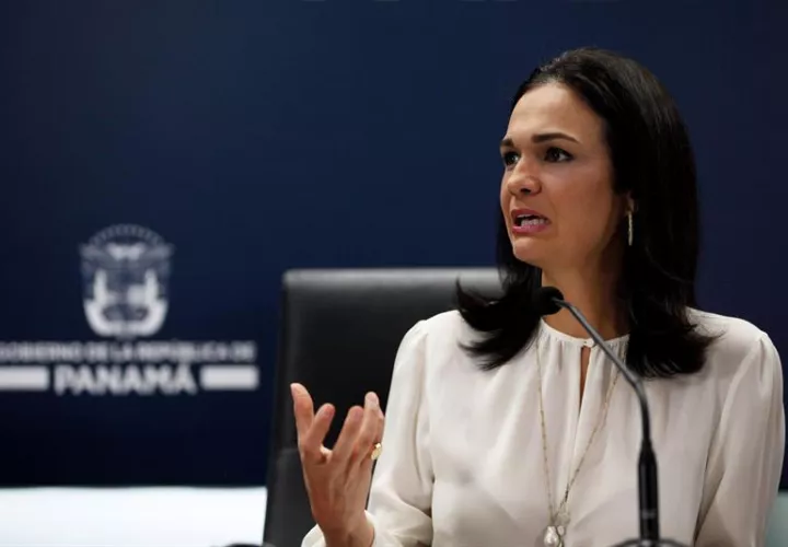En la imagen la vicepresidenta y canciller panameña, Isabel De Saint Malo de Alvarado. Foto: EFE