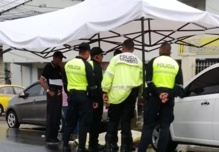 Vista general de la escena del accidente. Foto: @TraficoCPanama