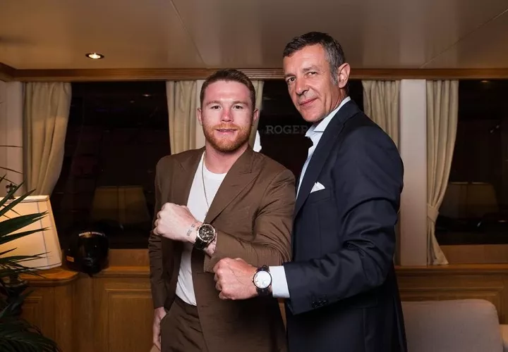 De acuerdo con la revista Forbes, ‘Canelo’ tiene una colección de alrededor de 50 relojes. Foto: Twitter