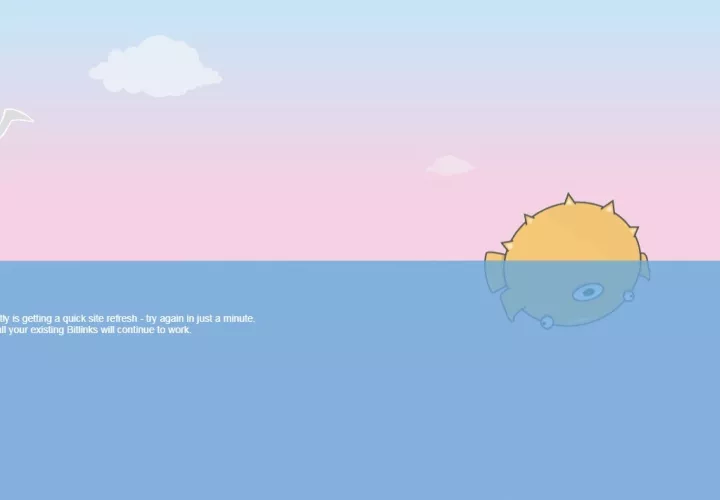 Bitly.com el portal para recortar los URL de Google también estuvo fuera de servicio ayer.