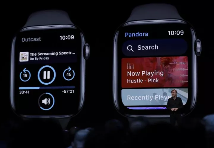 El vicepresidente tecnológico de la compañía Apple, Kevin Lynch, participa este lunes en la conferencia de desarrolladores WWDC19 de Apple en el centro de convenciones McEnery en San José, California (Estados Unidos). EFE