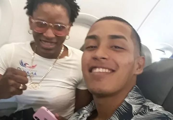 Orlando Martínez y Atheyna Bylon lograron sus cupos en el Panamericano de Boxeo de Nicaragua, en el mes de abril. Foto: Twitter
