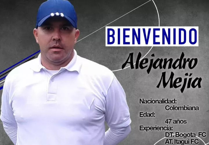 Alejandro Mejía, nuevo técnico del Árabe Unido de Colón.