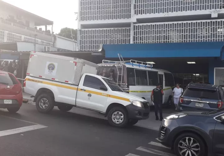 Vista general de la parte externa de la policlínica de Paraíso a donde fue trasladada la víctima. Foto: Landro Ortiz