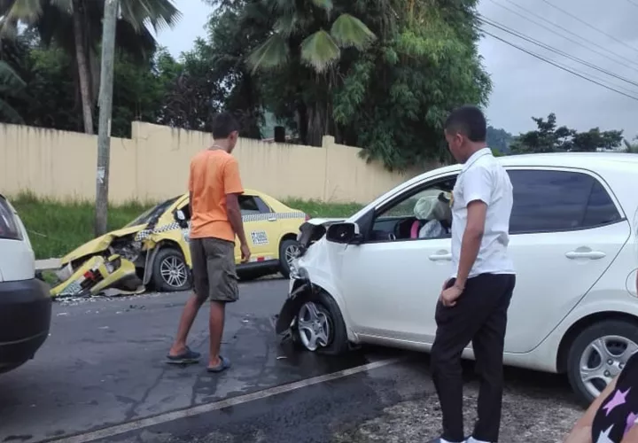 Vista general de la escena del accidente. Foto: @TraficoCPanama