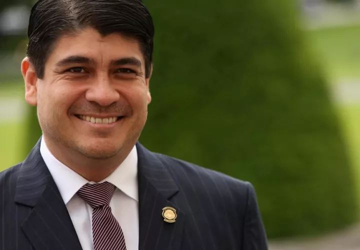 En la imagen el presidente de Costa Rica, Carlos Alvarado. Foto: EFE