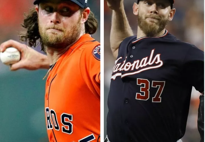 Gerrit Cole y Stephen Strasburg. /Foto Cortesía