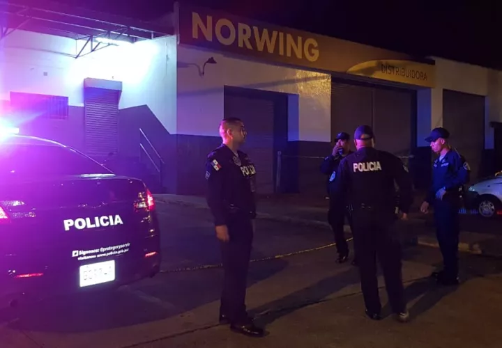 Unidades Policiales en la escena de los hechos. Foto: Alexander Santamaria