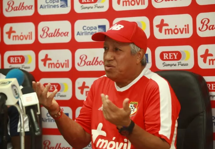 Américo Gallego, técnico de la selección de Panamá. Foto:Anayansi Gamez
