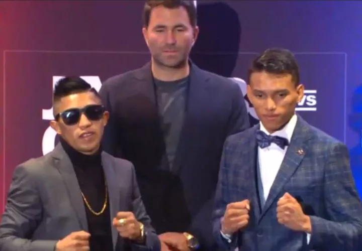 Julio César Martínez (i) y Cristofer Rosales. Foto: AP