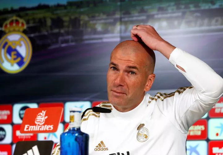 Zinedine Zidane, técnico del Real Madrid. Foto:EFE