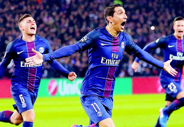Ángel Di María, jugador del PSG. Foto:EFE